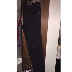Versace black skinny jeans